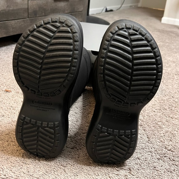 Black Balenciaga Croc boot - Picture 5 of 8
